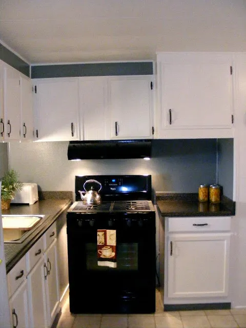 Single wide kitchen remodel-stove